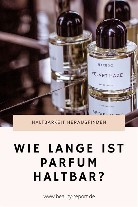 parfum lange haltbar machen